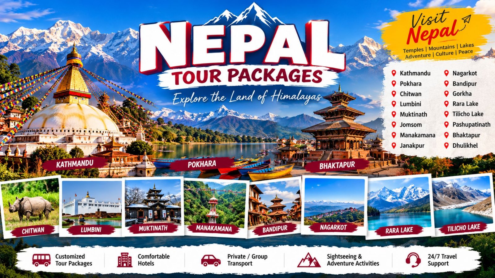 Nepal Tour Packages travel destination — scenic view