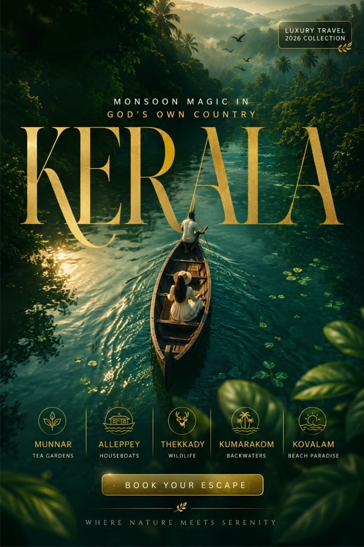 Kerala Tour Package 3 Night 4 Days