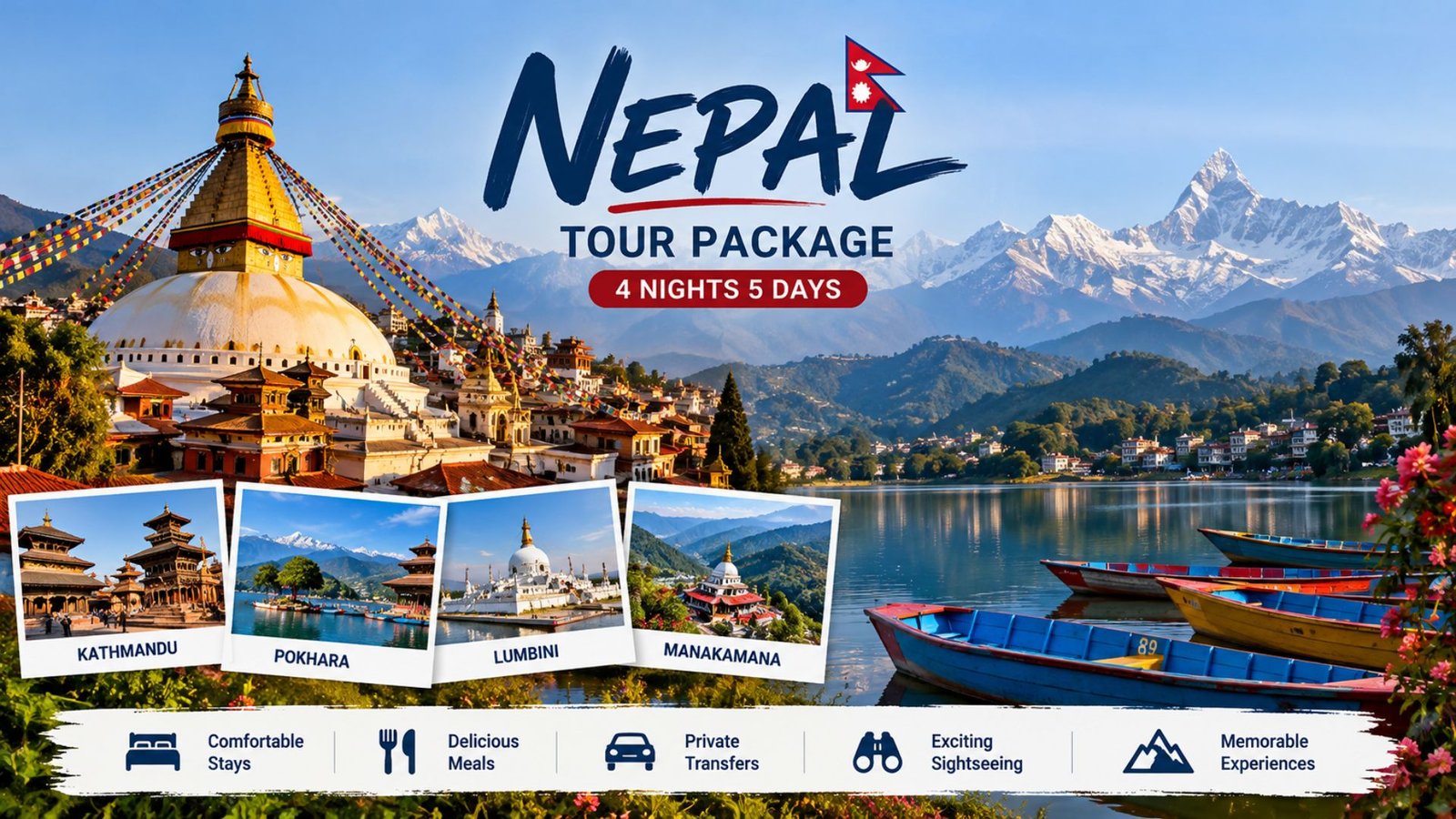 Nepal Tour Package – Pokhara & Kathmandu